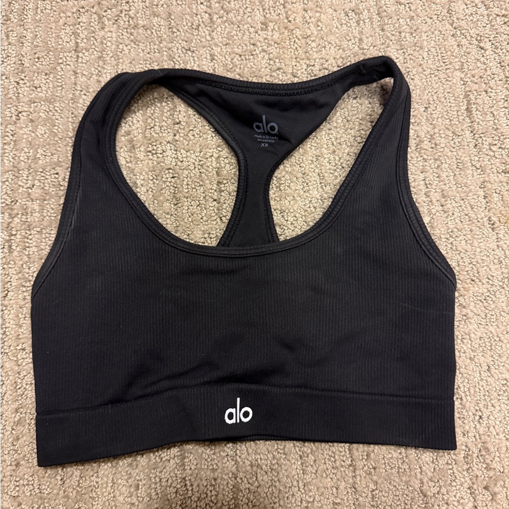 ALO Yoga Black Sports Bra